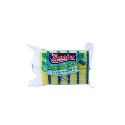 SPONTEX 5SCOURING SPONGE PACK