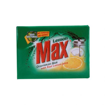 LEMON MAX DISHWASH BAR FREE MAX SCRUB 170GM