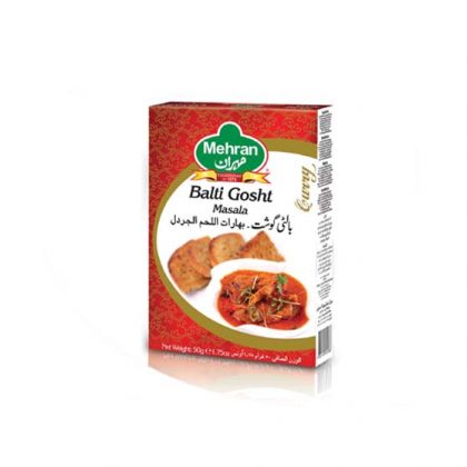 MEHRAN S/P BALTI GOSHT MASALA 50GM