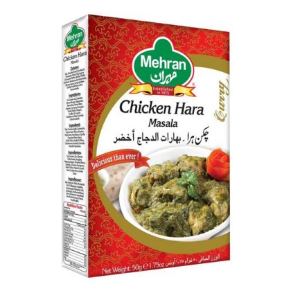 MEHRAN S/P CHICKEN HARA MASALA 50GM