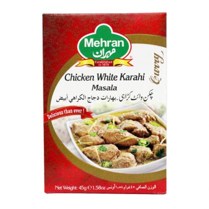 MEHRAN CHICKEN WHITE QORMA MASALA BOX 45GM