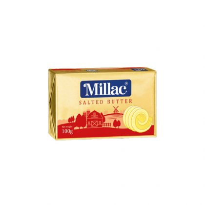 MILLAC SALTED BUTTER 100GM