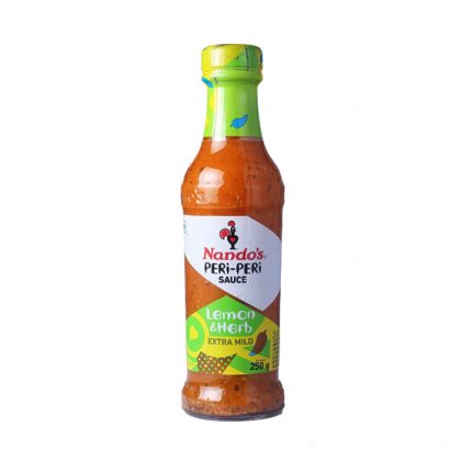 NANDOS PERI-PERI SAUCE LEMON & HERB EXTRA MILD 250G