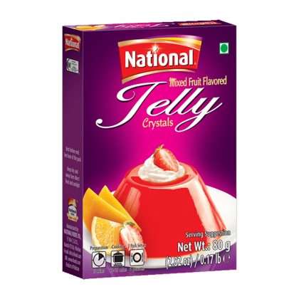 NATIONAL JELLY MIX FRUIT 80G