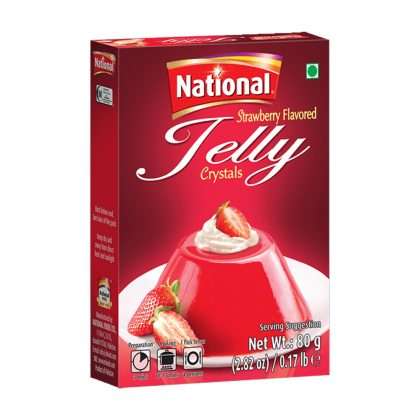 NATIONAL JELLY STRAWBERRY 80GM BOX