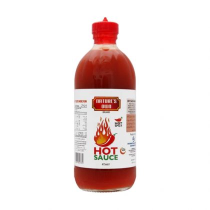 NATURES OWN HOT SAUCE BOTTLE 473ML