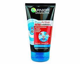 GARNIER F/W PURE ACTIVE 3IN1 CHARCOAL 100ML