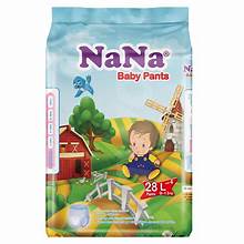 NANA BABY PANTS LARGE 28PCS PACK