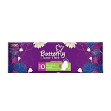 BUTTERFLY PAD THICK EXTRA LONG 10PCS PACK