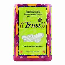 TRUST WINGS LONG STICK ONS PAD 16PCS PACK