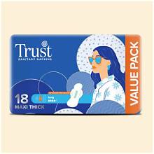 TRUST MAXI THICK MEDIUM PADS 18PCS PACK