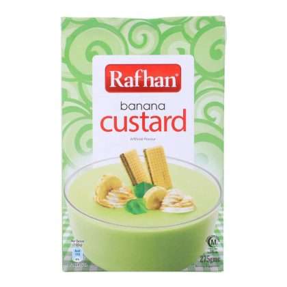 RAFHAN CUSTARD POWDER BANANA 275GM BOX