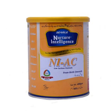 SEARLE NI-AC MILK POWDER 400GM TIN