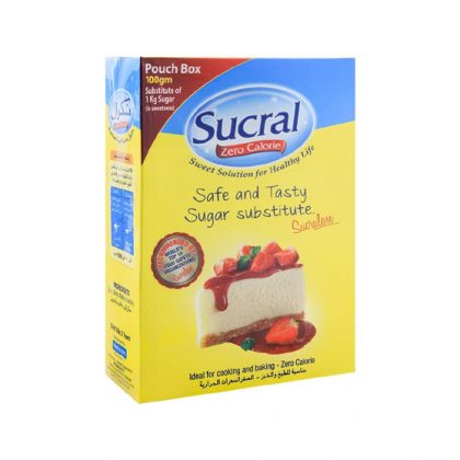 SUCRAL SWEETNER POWDER 100GM BOX