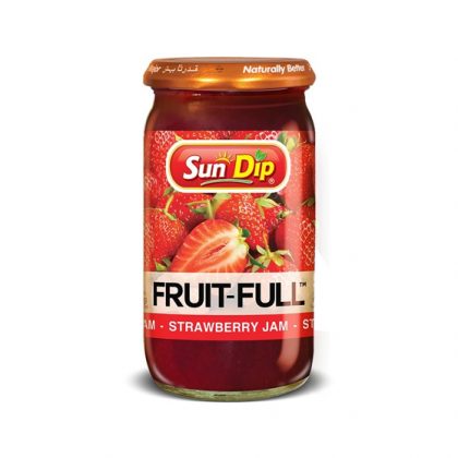 SUNDIP FRUIT-FULL  STRAWBERRY JAM 430ML