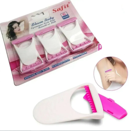 LADIES SHAVE BODY RAZOR 6PCS