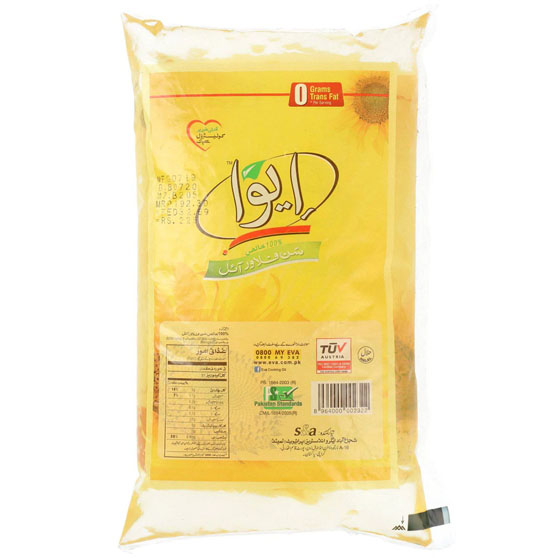 EVA SUNFLOWER OIL 1LITRE POUCH