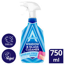 ASTONISH WINDOW&GLASS CLEANER SPRAY 750ML