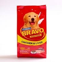 TUARNA BRAVO DOG FOOD ROASTED BEEF POUCH 450GM