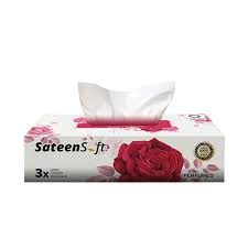 SATEENSOFT TISSUE PERFUMED BOX