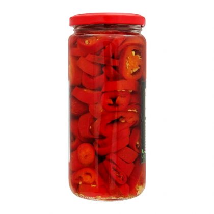 FRUITAMINS JALAPENO PEPPERS RED SLICES 370GM