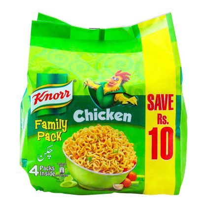KNORR NOODLE CHICKEN 4X66GM FAMILY PACK