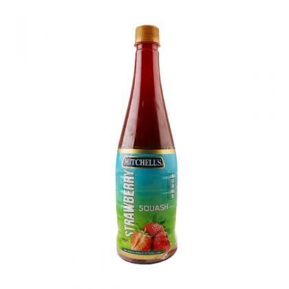 MITCHELLS STRAWBERRY SQUASH BOTTLE 800ML