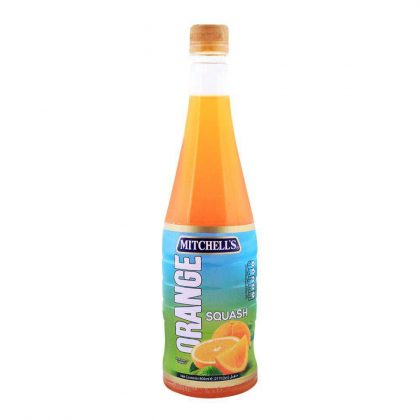 MITCHELLS ORANGE SQUASH BOTTLE 800ML