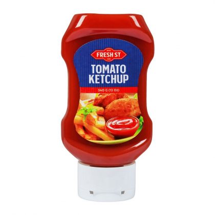 FRESH ST TOMATO KETCHUP 340GM BOTTLE