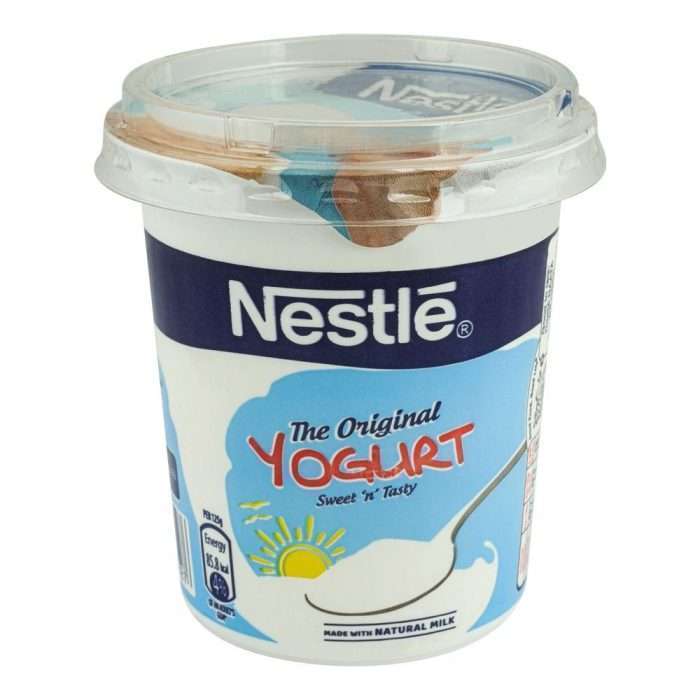 NESTLE YOGURT SWEET N TASTY CUP 400GM.