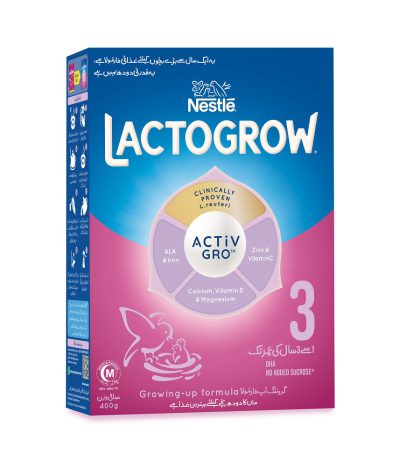 NESTLE LACTOGROW 3 400GM BOX