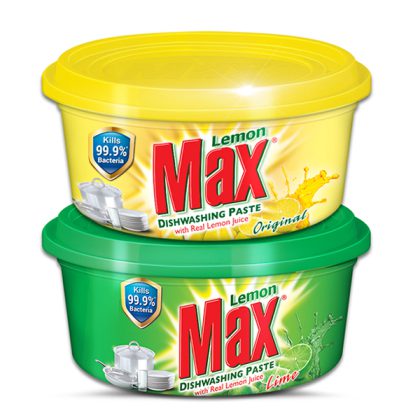 MAX LEMON DISHWASH PASTE LIME 750GM