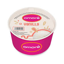 OMORE ICECREAM VANILLA CUP 60ML