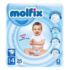 MOLFIX DIAPER COMFY LIKE MOMS HUG TWIN PACK 25PCS