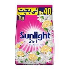 SUNLIGHT 2IN1 CLEAN& JASMINE FRESH 1KG SAVE RS:40