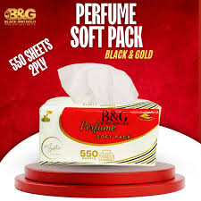 B&G PERFUME SOFT PACK TISSUE 550 SHEETS