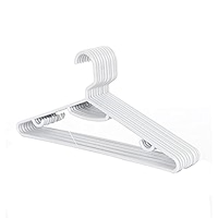 8036 PLASTIC WHITE HANGER -19
