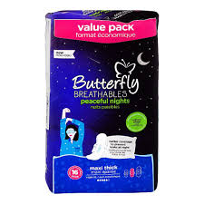 BUTTERFLY BREATHABLES PEACEFUL NIGHTS MAXI THICK