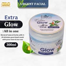 B&G EXTRA GLOW ALL IN ONE FACIAL JAR