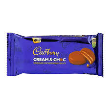 CADBURY CREAM & CHOC COATED BISCUITS