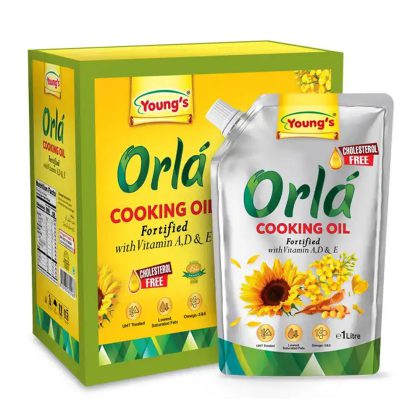 ORLA COOKING OIL 1 LTR POUCH