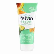 ST.IVES SOFT SKIN SCRUB 170GM TUBE AVOCADA& HHONEY