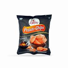 KABABJEES BAKERS POTATO CHIPS CRINKLE BBQ 65GM