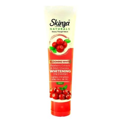 SKINZA BEARBERRY EXTRACTS & MULTI VITAMINS FACE WASH 100ML