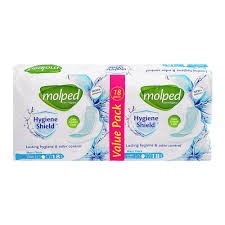 MOLPED EXTRA HYGIENE SHIELD LONG 18 PADS
