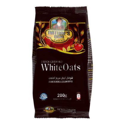 NATURES OWN WHITE OATS 40GM