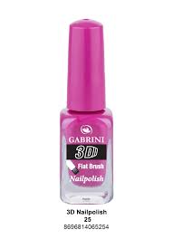 GABRINI 3D FLAT BRUSH NAIL POLISH 25
