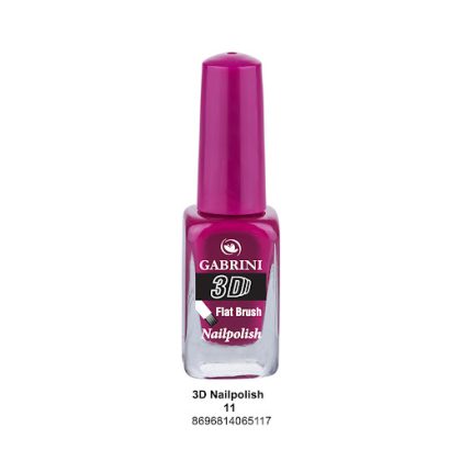 GABRINI 3D FLAT BRUSH NAIL POLISH 11