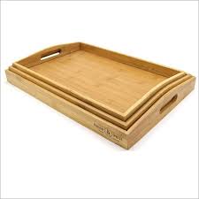 CHINA WOODEN TRAY MDF LONG SET 3PCS -04