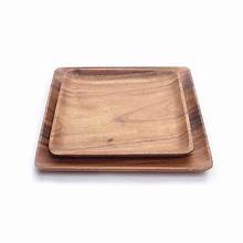 3 PCS WOODEN TRAY (SQUARE)-118